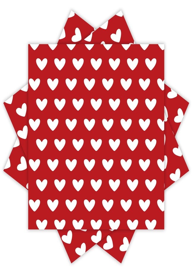 Quera 60 Pack Valentine'S Day Be Covered With Love Paper Napkins Red Heart 5 X 5 "Disposable Beverage Napkins Cocktail Party Napkins For Valentine'S Day Gifts Wedding Party Decoration Favor Supplies - Image 1